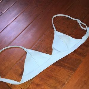 Sky blue bikini top